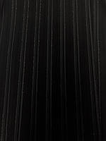 Тканина Костюмна (ш 150 см)чорна в смужку для пошиття одягу, штанів, спідниць.