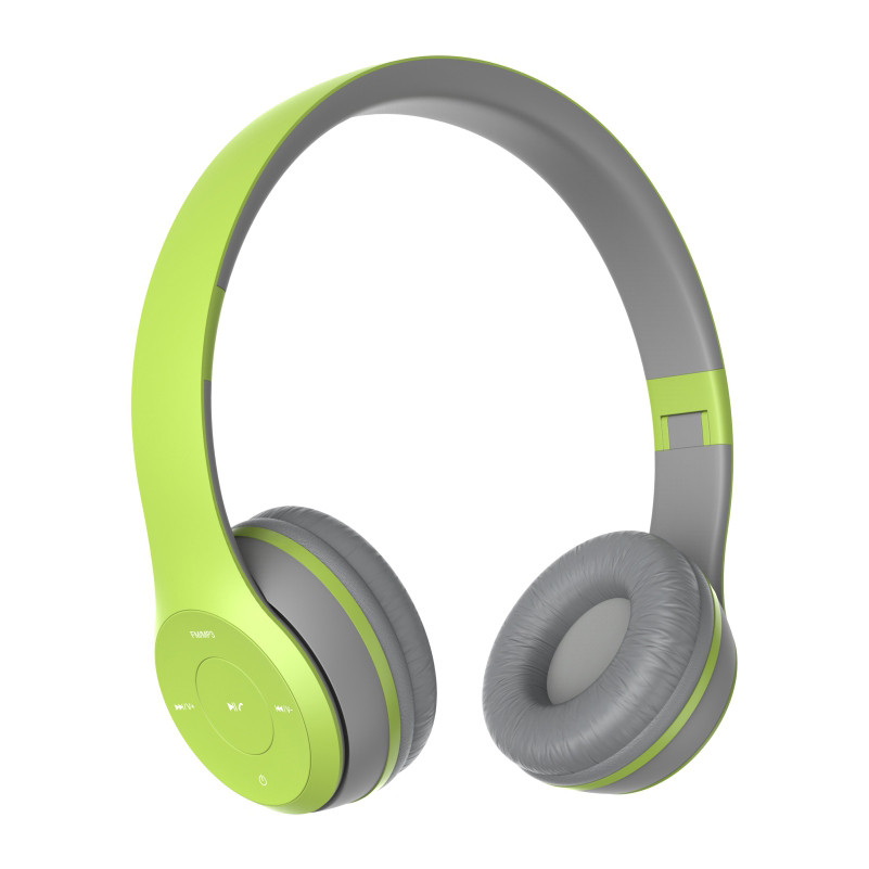 Навушники бездротові Havit HV-H2575BT green/grey