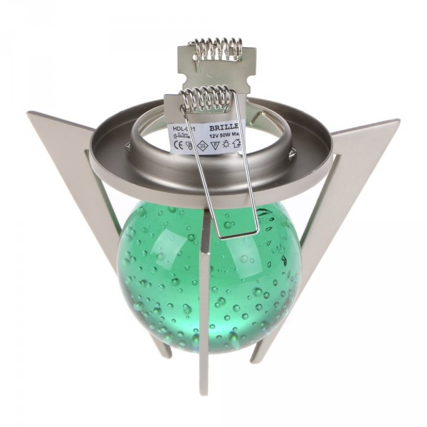 Світильник точковий CL 323-GR CH MR16, зелений/хром, фото 1