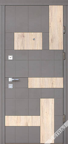 Двері квартирні, STRAJ, модель Form, комплектація Standard Securemme, коробка 130 мм, фото 2