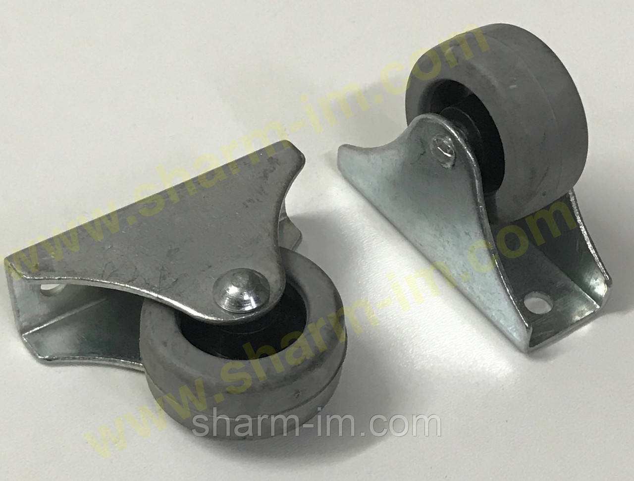 Ролик меблевий D-30 мм Прогумований h-42 мм