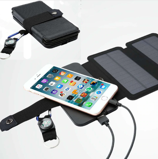 Туристическая Солнечная Панель, Батарея 7.5 Вт Зарядное Устройство ...