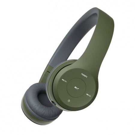 Навушники безпровідні Havit HV-H2575BT army green