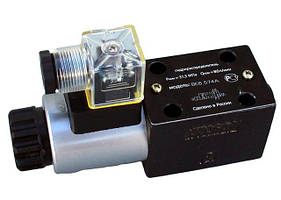 Гідророзподільники золотникові ВЕ6, ПЕ6, РХ06, 1РЕ6, РЕ6.3, РГЕ6, ВММ6, ВМР6, 4WE6, Ду = 6 мм