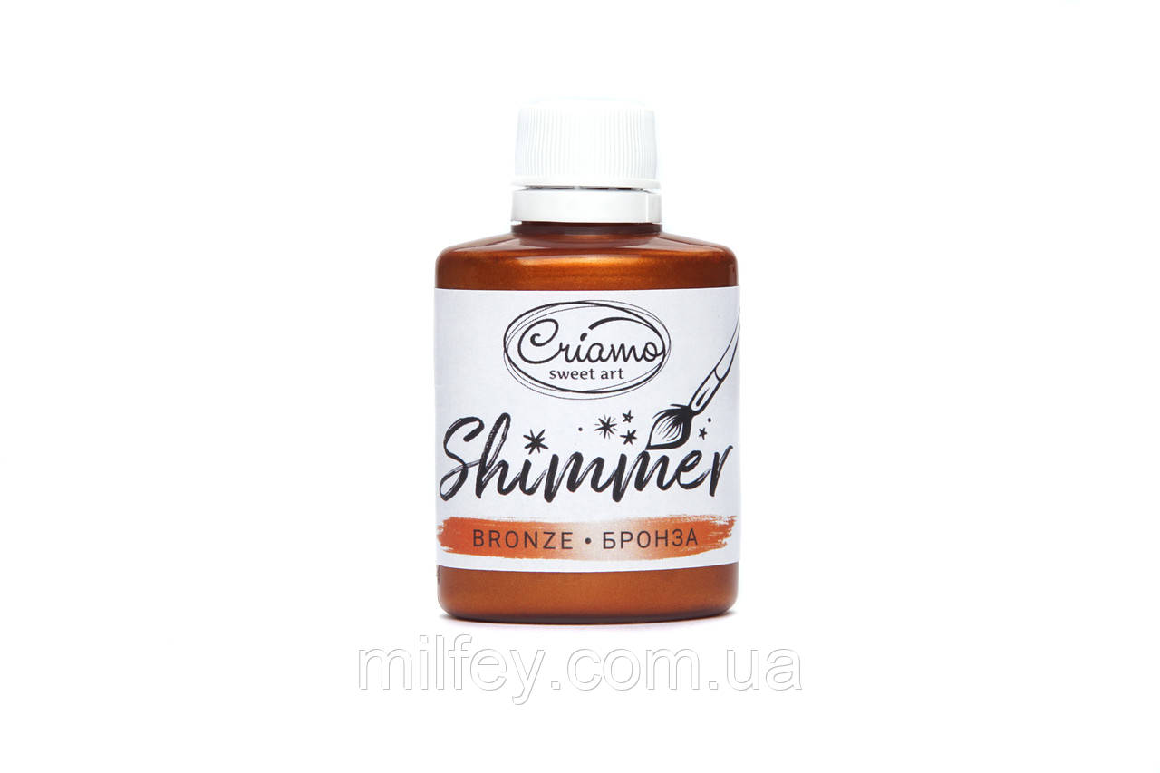 Барвник металік, Criamo, Shimmer Бронза 30 г (до 14.08.2020) УЦІНКА, фото 1