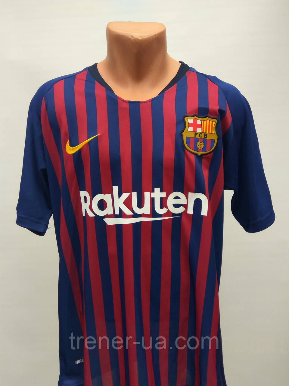 Форма в стилі Nike доросла Barcelona сезон 2019 синьо-гранатова