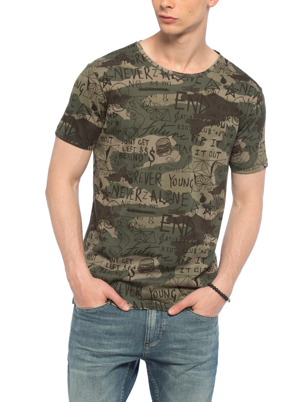 Чоловіча футболка Lc Waikiki/Лс Вайки камуфляж