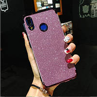 Чохол блискучий для Huawei P20 Lite Бузковий обідок