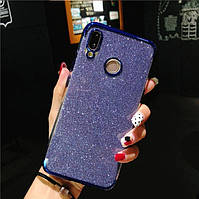 Чохол блискучий для Huawei P20 Lite Синій обідок