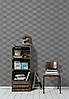 Дизайнерські шпалери Metropolis 303982 стереоскопічна 3д графіка з креативним візерунком - об'ємні сірі кубики, фото 9
