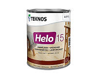 Лак HELO 15 шелковисто-матовый (банка 0.9 л), Teknos