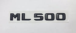 Емблема напис багажника Mercedes ML500 чорна
