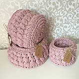 Кошик із трикотажної пряжі Spagetti 13 см, фото 4