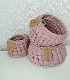 Кошик із трикотажної пряжі Spagetti 13 см, фото 5