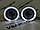 Комплект ксенонових лінз з ангельськими очками 2.5 дюйма Cyclone BL-2.5" H1 ULTRA PLUS V2, фото 2