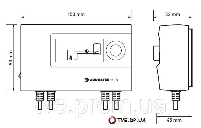 Термоконтроллер Euroster 11B - фото 2 - id-p90407047