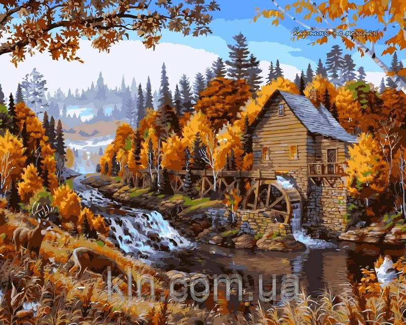 Картина за номерами Babylon Дім у лісі VP143 40 х 50 см, фото 1