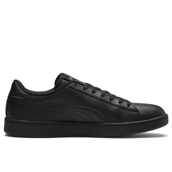 Кроссовки-кеды мужские Puma Smash V2 L Noir 365215 06 (черные, кожаные, повседневные, закрытые, бренд пума) оригинал в интернет магазине Sport Living. Фото, отзывы Кроссовки-кеды мужские Puma Smash V2 L Noir 365215 06 (черные, кожаные, повседневные, закрытые, бренд пума) оригинал в интернет магазине Sport Living. Фото, отзывы