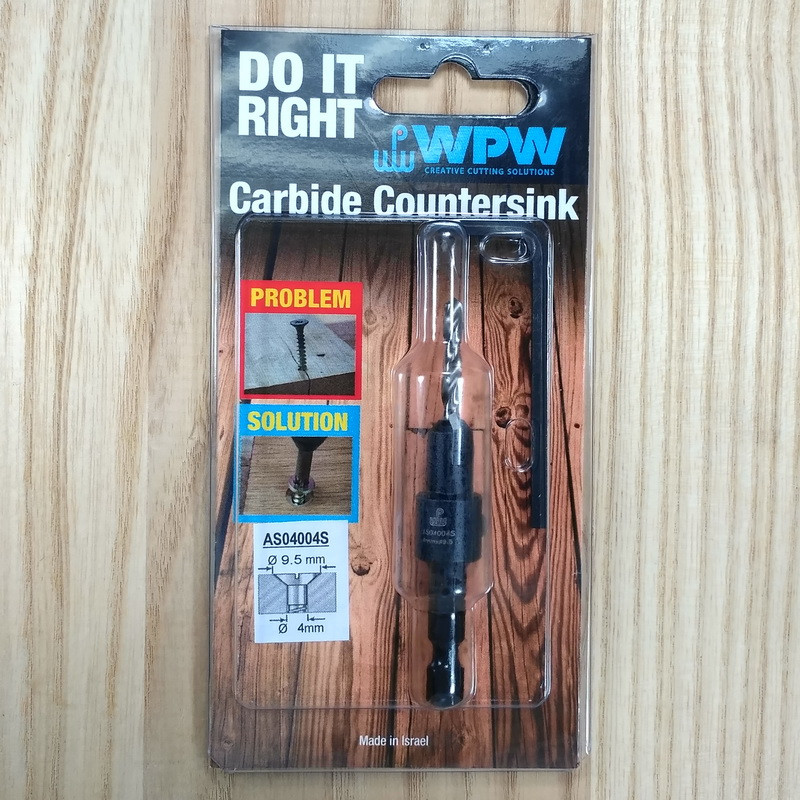 Твердосплавна зенківка WPW зі стандартним свердлом HSS D4,0/9,5