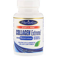 Paradise Herbs, Коллаген Экстрим II типа с BioCell-Коллагеном, 60 капсул
