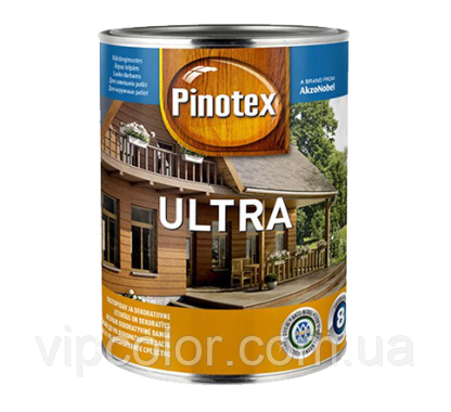 Pinotex ULTRA 3 л деревозахистний засіб глянцеве