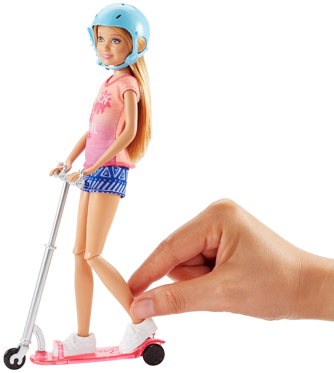 Barbie Stacie Doll Scooter DVX57 ID