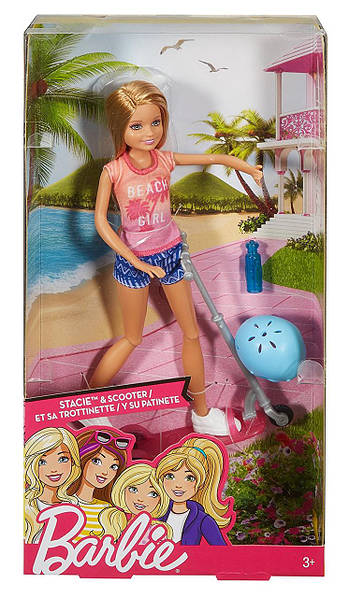 Barbie Stacie Doll Scooter DVX57