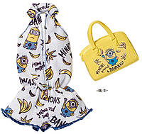 Одежда для кукол Барби Barbie Despicable Me Blue Banana Jumper Fashion Pack FKR75