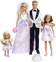 Набор кукол Барби Свадьба Barbie I Can Be A Bride Wedding Day Set DJR88