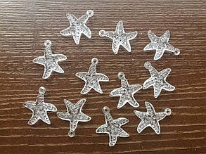 Підвіски прозорі без відтінку 2,5 см