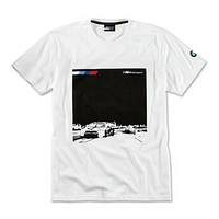 Оригинальная мужская футболка BMW Motorsport Graphic T-Shirt, M8 GTE (Men, White)