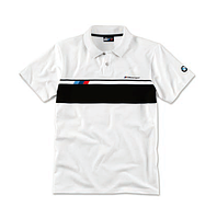 Оригинальная мужская рубашка-поло BMW M Motorsport Polo-Shirt (Men, White)