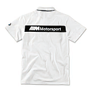 Оригінальна чоловіча сорочка-поло BMW M Motorsport Polo-Shirt (Men, White), фото 3