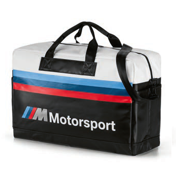 Оригінальна дорожня сумка BMW M Motorsport Travel Bag, Black / White артикул 80222461145