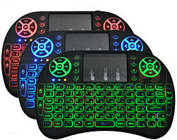 Бездротова клавіатура i8 (з підсвічуванням)для Смарт Тв і Android