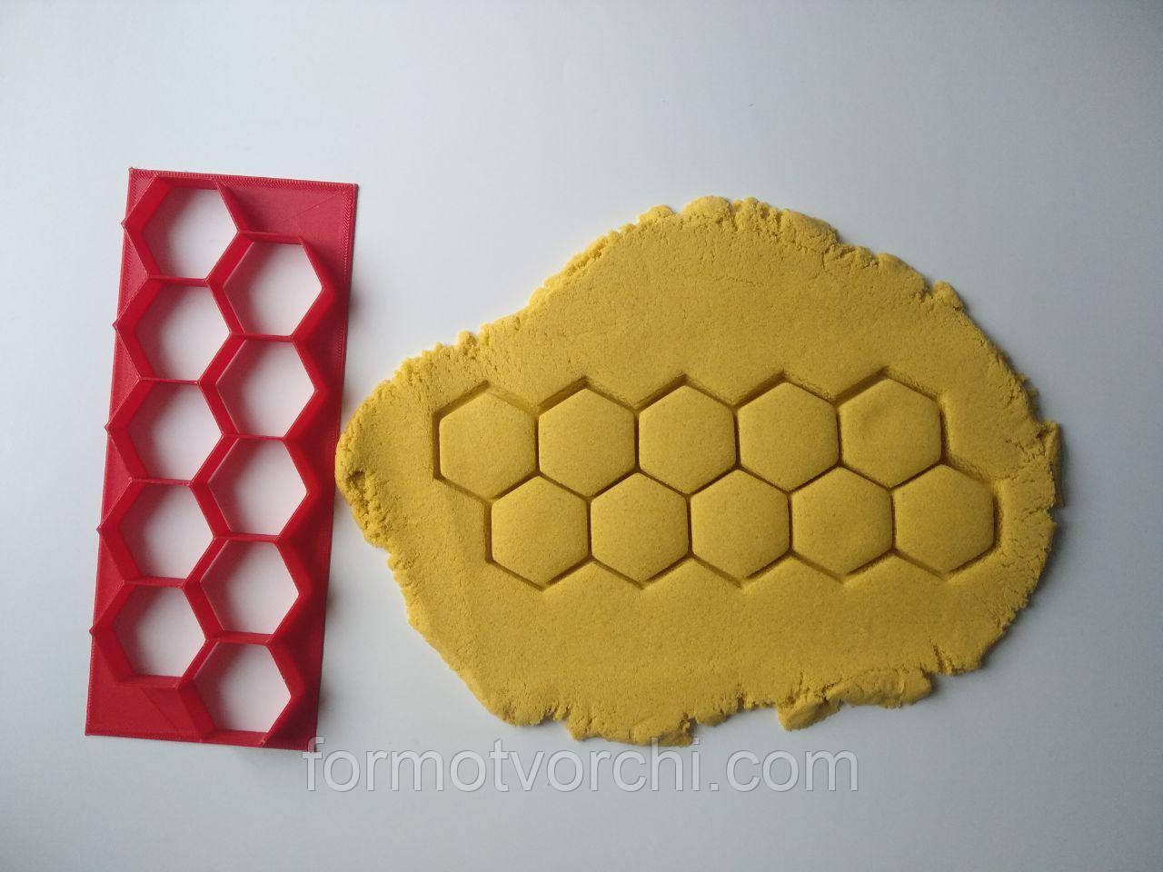 3D-формочки-вирубки для пряників "Рамочка 26/Соти"