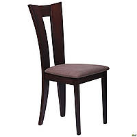 Деревянный стул AMF Бристоль коричневый с мягким сидением