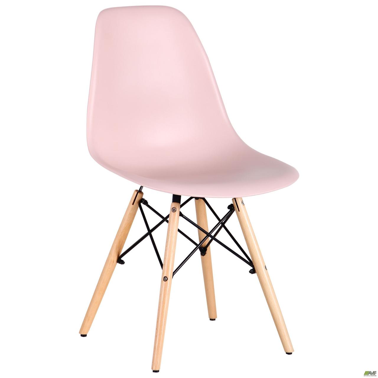 Стілець АМФ Aster-PL Wood пластик карамель, фото 1