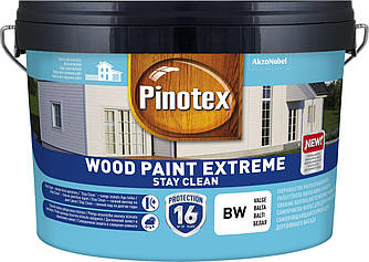 PINOTEX WOOD PAINT EXTREME Білий BW 10л самоочищається фасадна фарба