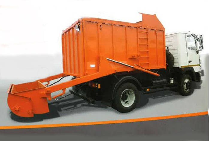 Сміттєвоз СМ-301/4 8,2 м3 із заднім ручним завантаженням, фото 1