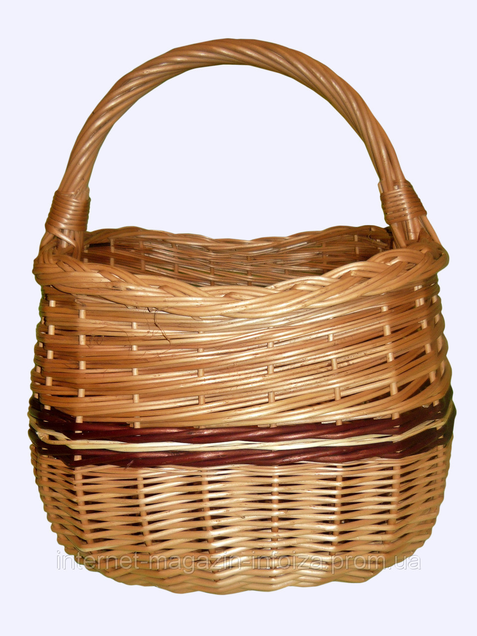 Кошик плетений "Квадрат", фото 1