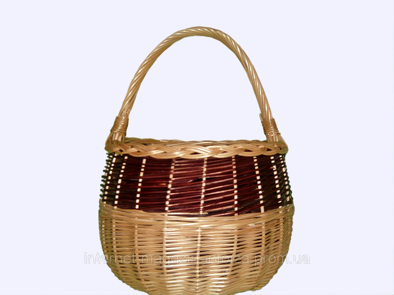Кошик плетений "Місячко", фото 1