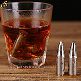 Сталеві кулі для алкоголю — "Whiskey Bullets" — 6 шт. + барабан, фото 4