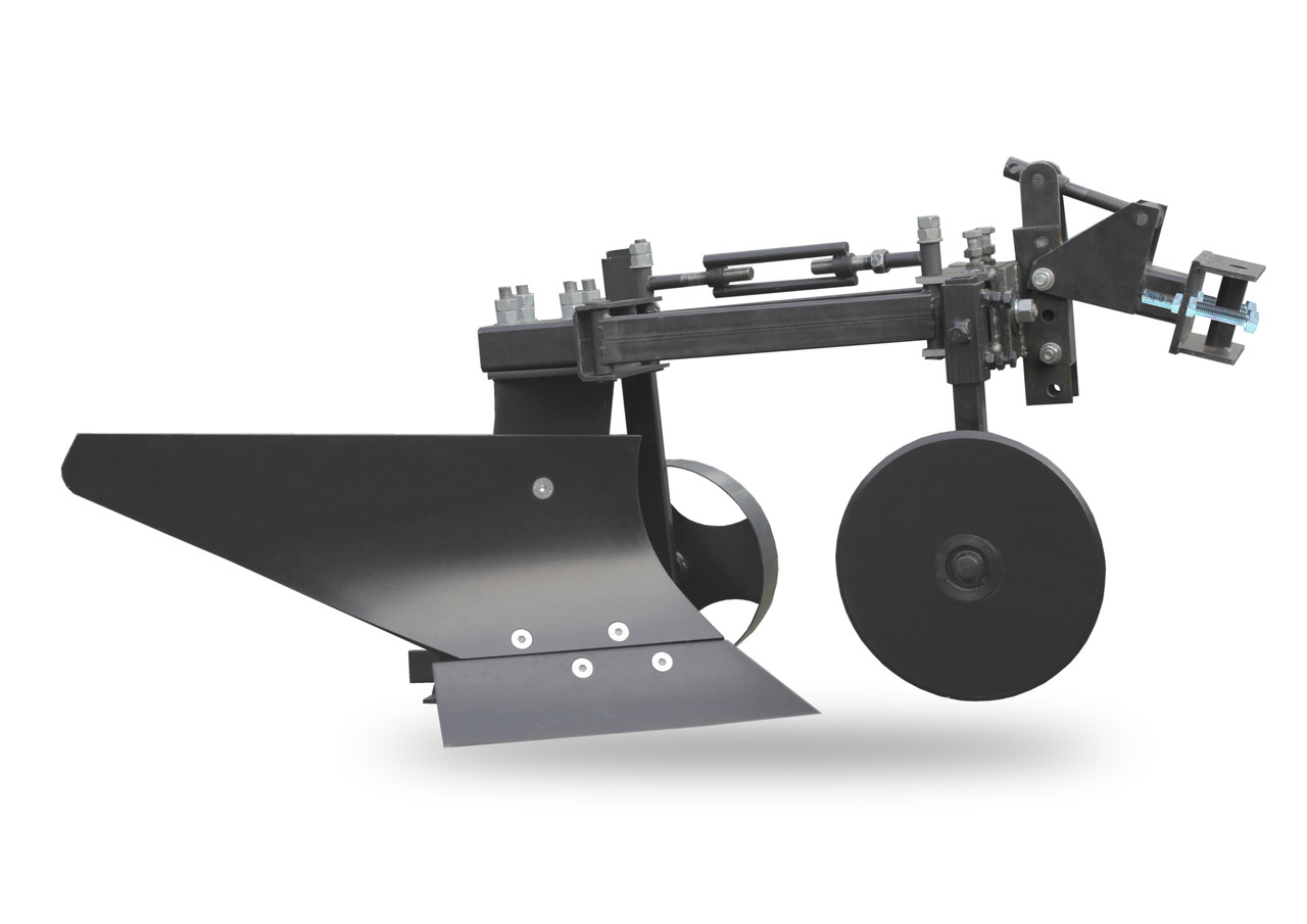 Плуг 1-корпусний із гідравликою для мототрактора з дисковим ножем, фото 1