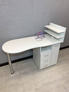 Манікюрний столик з поличкою для лакови ящиком Карго