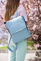 Рюкзак з клапаном KotiСo 30х23х10 см світло-блакитний флай