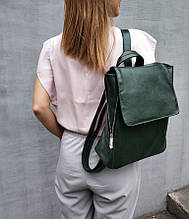 Рюкзак із клапаном KotiСo 30х23х10 см зелений титан   