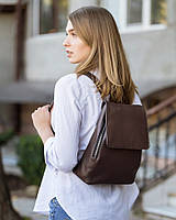 Рюкзак з клапаном KotiСo 30х23х10 см коричневий софітель Rkl_brown_sofitel Рюкзак з клапаном KotiСo 30х23х10 см коричневий софітель