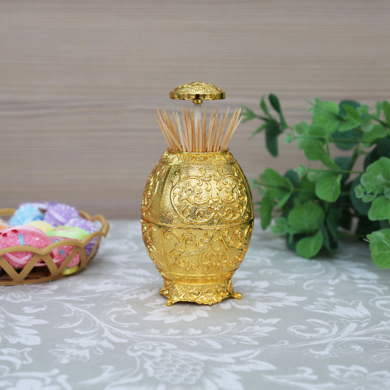 Резервуар для зберігання зубочисток Faberge egg Gold Sakura