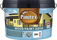 PINOTEX WOOD PAINT AQUA Белый BW 9л краска для деревянных поверхностей